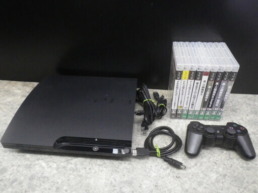 SONY プレイステーション3　CECH-2500A 160GB ソフト9本付き PS3 プレステ３