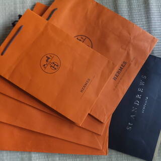 本物 HERMES エルメス 紙袋 ５枚おまけ セット まとめ ...