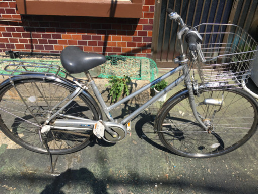ミヤタ自転車　オートライト　ベルトドライブ　ハンドルロック