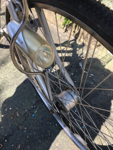 ミヤタ自転車　オートライト　ベルトドライブ　ハンドルロック
