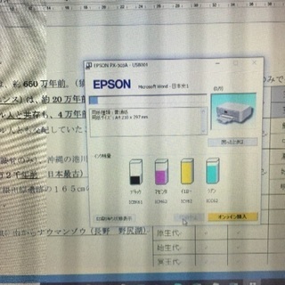 インクジェットカラープリンタ  EPSONPX-503Aの画像