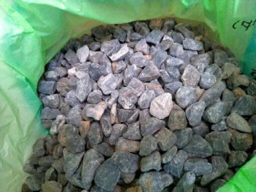 黒玉砂利(14～20mm) 36kg 庭園用天然玉砂利