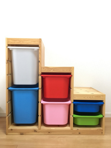 IKEA  TROFAST（トロファスト）収納ケース付き