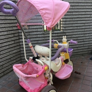 ミッフィー三輪車の画像