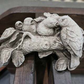 イタリア製鳥のストーンレリーフ イタリア製鳥のストーンレリーフ