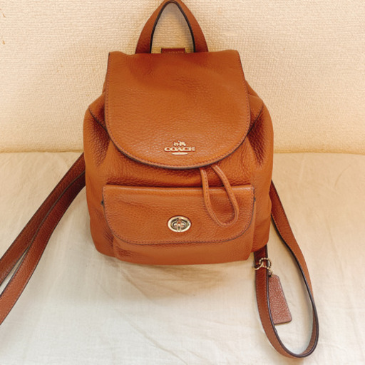 本日★引越値引3.5万→2.5万❗️/美品　コーチ　coach リュック