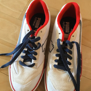 ほぼ新品！PUMAインドアスポーツシューズ25.0〜25.5