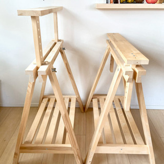 ※2脚セット：IKEA 架台(脚) FINNVARD フィンヴァルドの画像