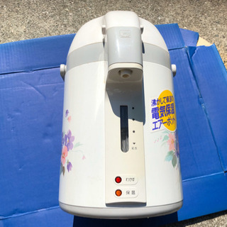 電気ポット　未使用品ですの画像