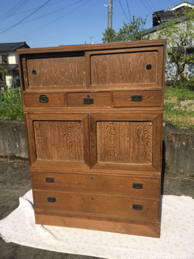 木製、アンティーク家具　箪笥　※配達可能