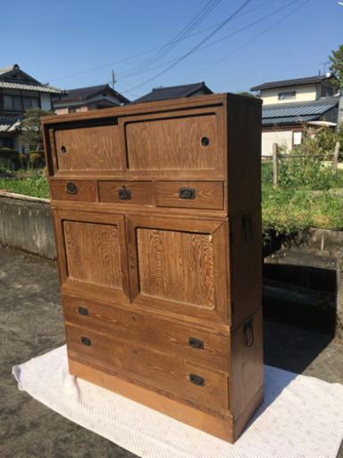 木製、アンティーク家具　箪笥　※配達可能