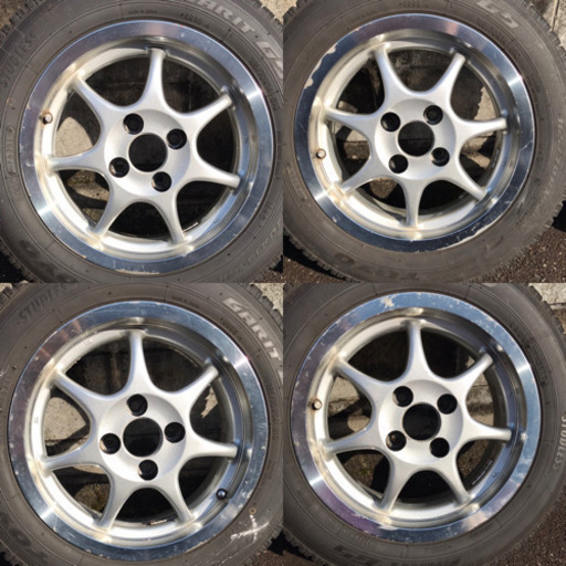 エンケイ　ホイール　スタッドレス　14インチ　6J pcd100