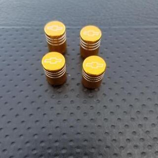 【更に値下げ】【新品未使用】車タイヤ シボレーロゴ エアバルブキ...