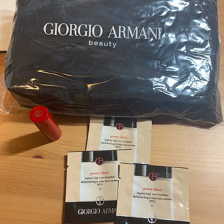 ジョージアルマーニ　ポーチ　新品　サンプル付き