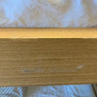 【お取引中】無印　たも材二段ベッドの画像