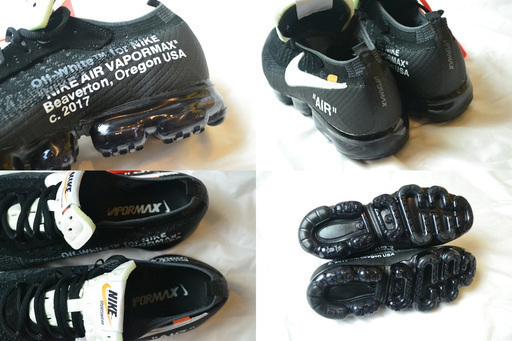 未使用/新古品/限定■ナイキxオフホワイト/エアヴァイパーマックス■NIKE x OFF-WHITE/The 10/Air Vapormax FK■26.5cm■②