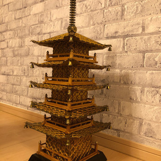 5円玉制作　五重の塔（中サイズ）の画像
