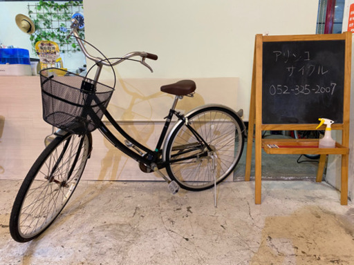 【商談中】27インチ　シティサイクル　黒