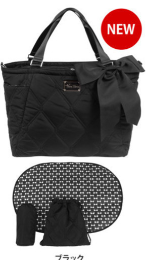 新品 未使用 『Thea Thea』のマザーズバッグ ブラック おまけ付き