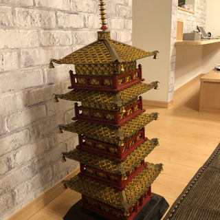 5円玉制作　五重の塔（大サイズ）B品の画像