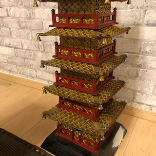 5円玉制作　五重の塔（大サイズ）B品の画像