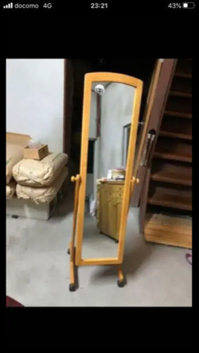 完売御礼！　姿見　ライトブラウン