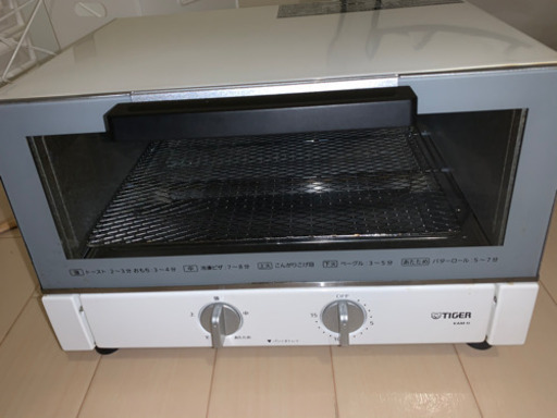 オーブントースター タイガー KAM-H130 ホワイト 美品