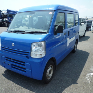 軽バン専門店在庫５０台　エブリィ　鮮やかブルーカラー　平成２８年　車検２年付　３３万円　諸経費込み３８万円　の画像