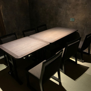 店舗解体につき、テーブルセット差し上げます