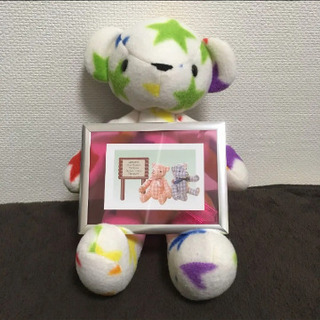 クマ 写真立て、フォトフレーム(インテリア雑貨/小物)の中古が クマ 写真立て、フォトフレーム(インテリア雑貨/小物)の中古が