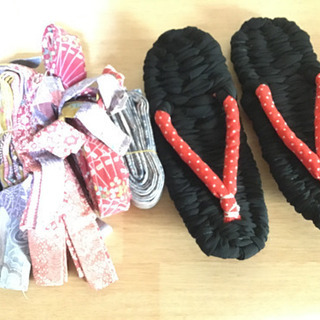 ハンドメイド布わらじスリッパ