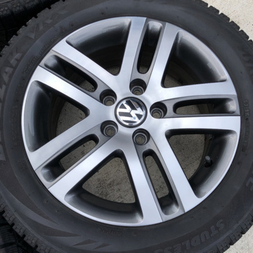 ゴルフ6 純正ホイール VRX スタッドレス付き