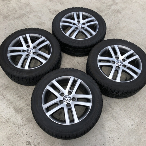 ゴルフ6 純正ホイール VRX スタッドレス付き