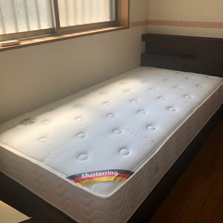 シングルベッド マットレス付き 工場 再度値下げ