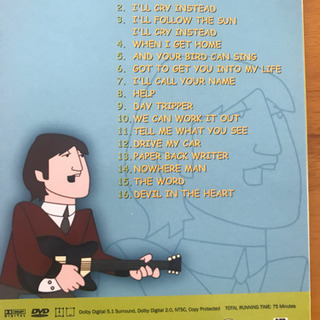 Beatles cartoons DVD 2枚の画像