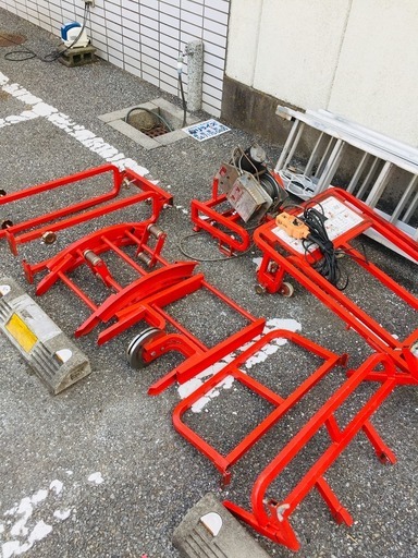 武蔵 UP-115 長尺物専用荷揚機【リライズ野田愛宕店】【店頭取引限定】【中古】