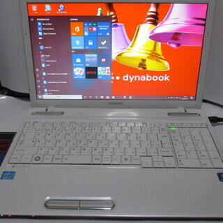 【美品爆速】東芝dynabook T451/57DWD ／新品ＳＳＤ２４０ＧＢ／新品バッテリー／Corei7ノートパソコン　リカバリー済 中古動作品 