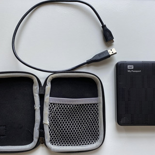 WD ポータブルHDD 1TB USB3.0 ブラック WD M...