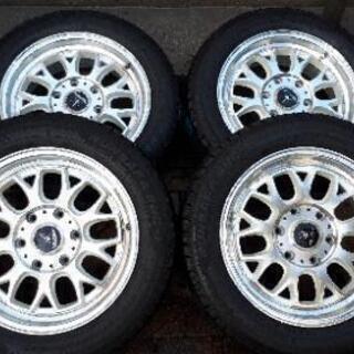 200系ハイエース、キャラバン等17×7J +37 スタッドレス215/60×4本