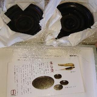 象谷塗セット(茶托5点)差し上げます