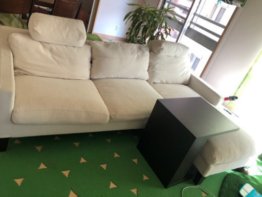 L字型ソファ+サイドテーブル