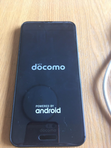 ドコモ スマートフォン sh-01k 美品 カバー充電器付き