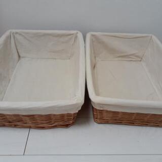 【美品❗】頒布かご　２個セット