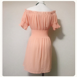 ご購入者様決定 [GRL]2wayシフォンチュニック LサイズOK ミニワンピース オレンジの画像