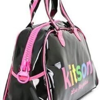 好評につき、ラスト1個！新品、未使用！Kitson　キットソン　ボストンバッグ（レインボー）の画像