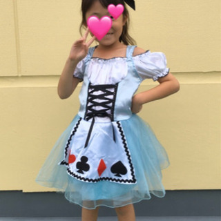 不思議の国のアリス　ハロウィン衣装　１２０センチの画像