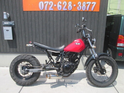 ★タイヤ前後新品渡し！TW225　ロンスイカスタム！セル付　実動車★ヤマハ　TW200　TW