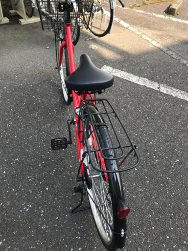 中古　自転車　【赤】