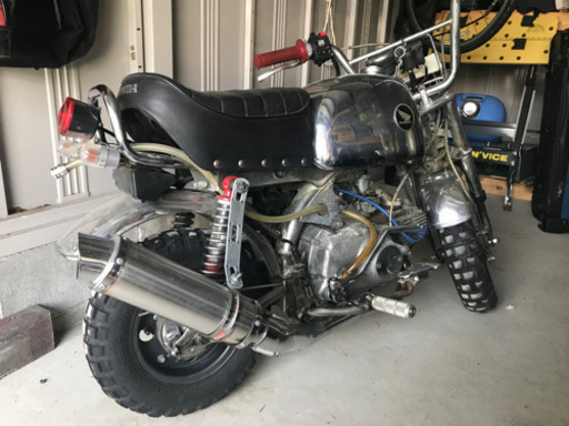 72cc ボアアップ！　メッキゴリラ    国産フレーム、エンジン