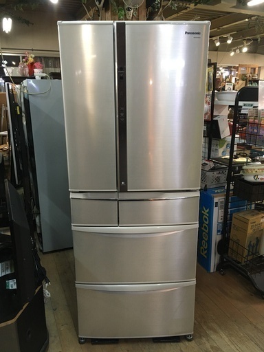 JH00365 ■Panasonic ノンフロン冷蔵冷凍庫 470L 13年製■ 現状渡し